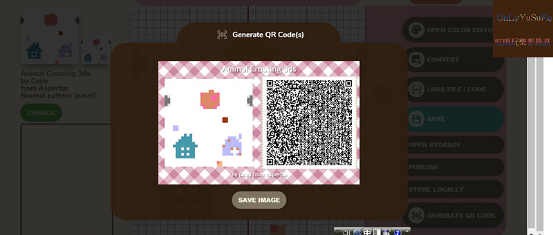 (3C)【任天堂Switch動物森友會】製作衣服超有趣,Animal Crossing Pattern Tool神器製作QR CODE步驟教學完整版,動物之森