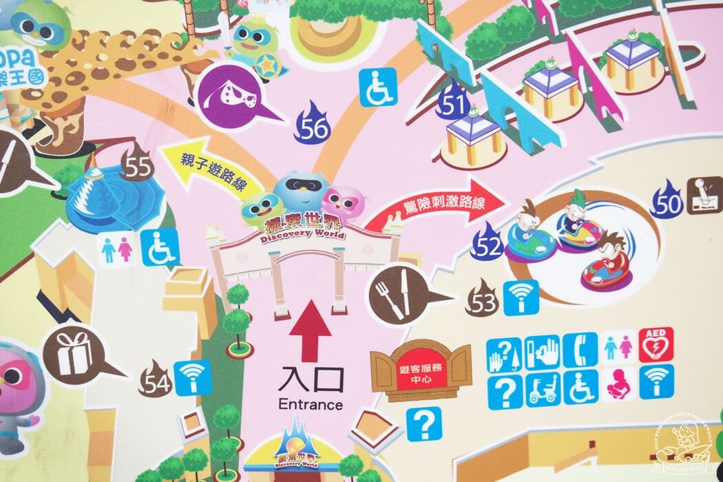 麗寶樂園地圖