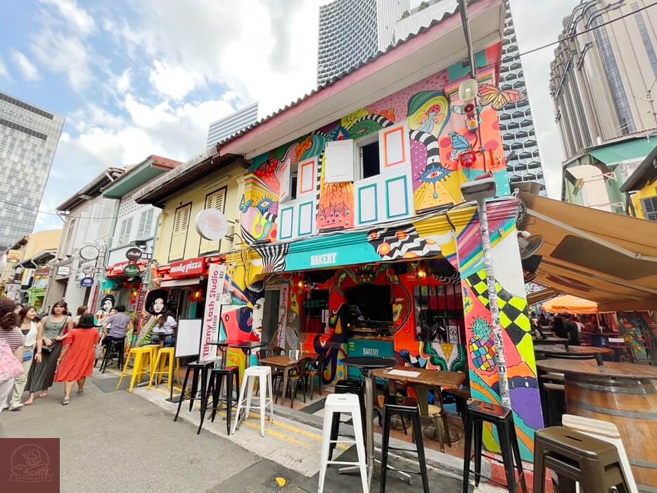 新加坡哈芝巷的獨立商店和咖啡館