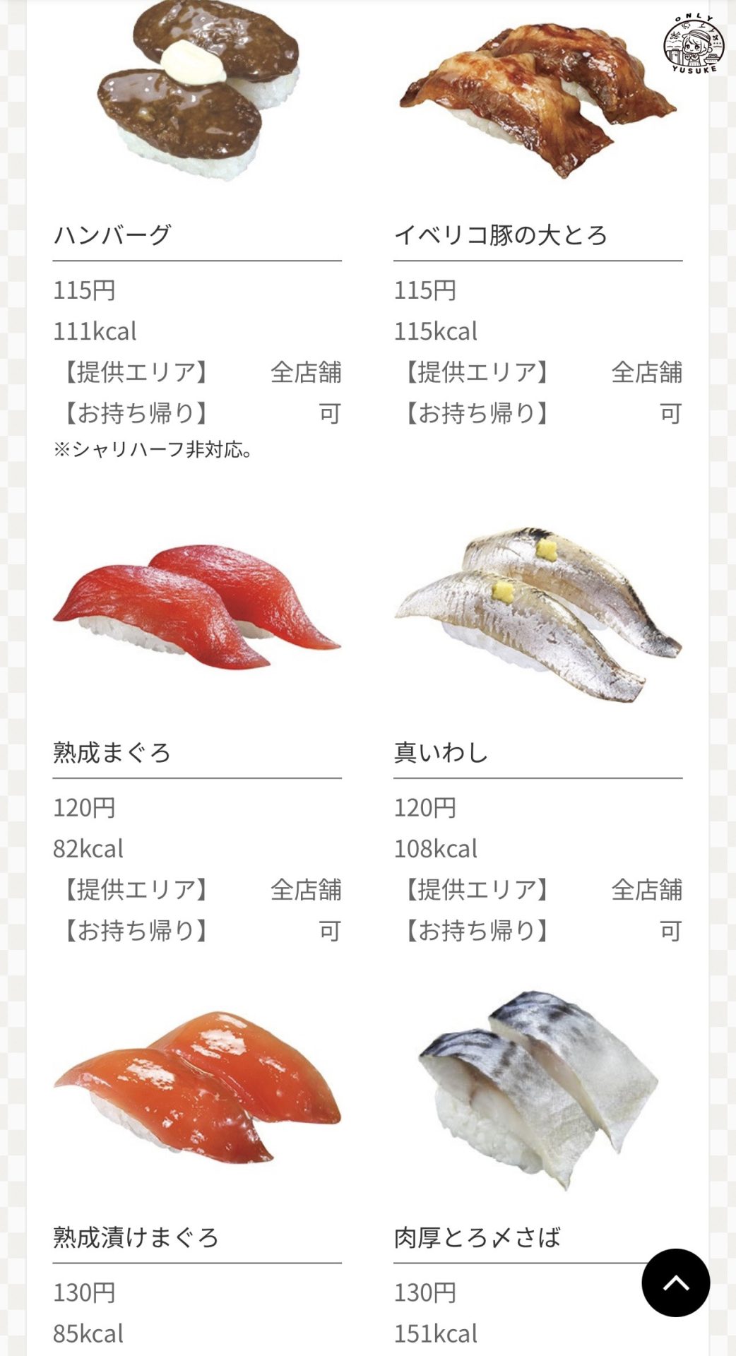 沖繩藏壽司菜單