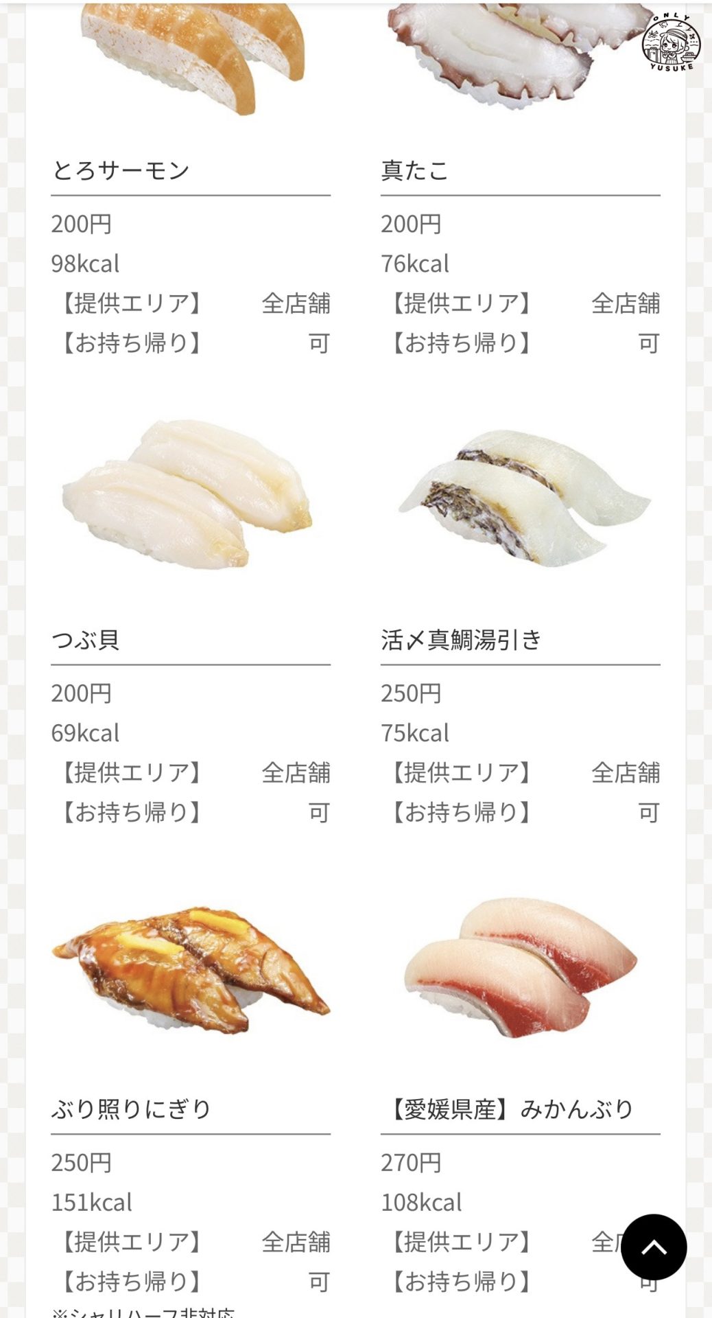 沖繩藏壽司菜單