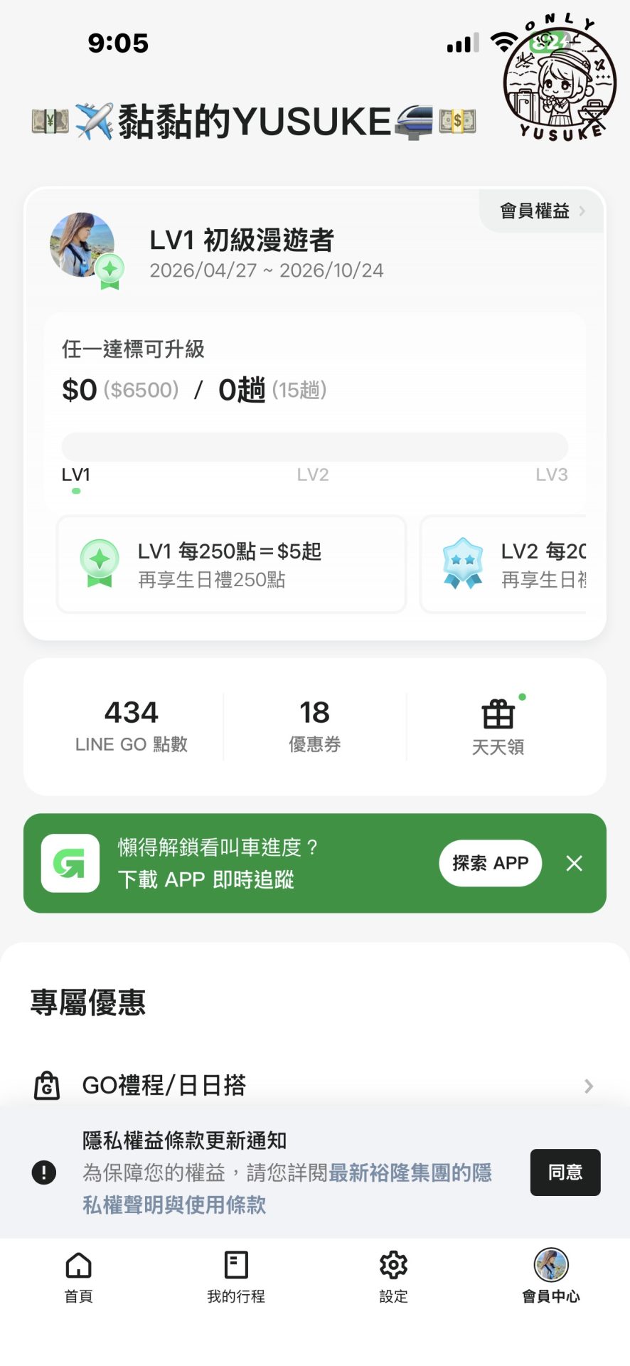 LINE GO使用方式